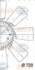 HELLA 8MV 376 728-561 Fan Wheel, engine cooling